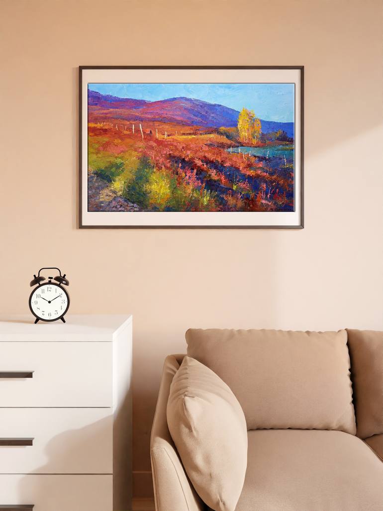 Original Impressionism Landscape Painting by Boris Serdyuk