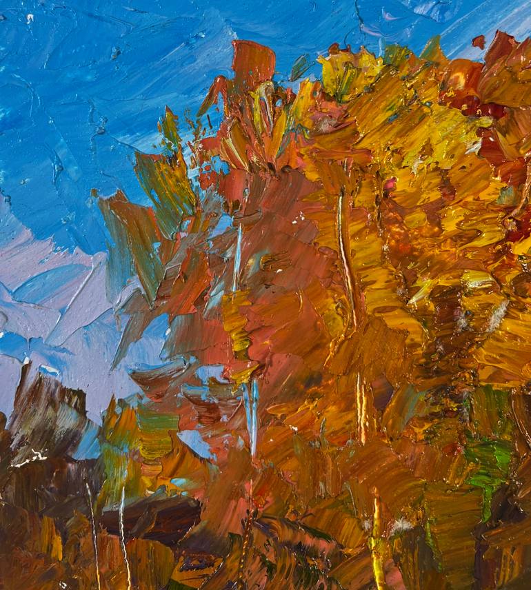 Original Impressionism Landscape Painting by Boris Serdyuk