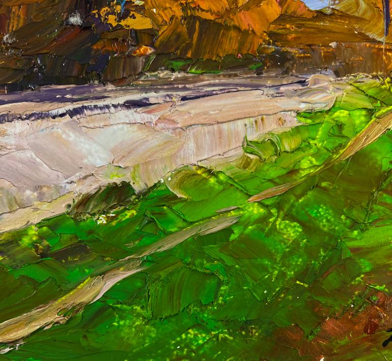 Original Impressionism Landscape Painting by Boris Serdyuk