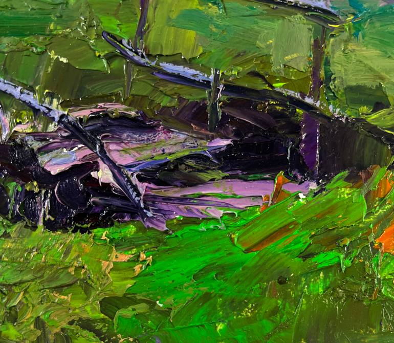 Original Impressionism Landscape Painting by Boris Serdyuk