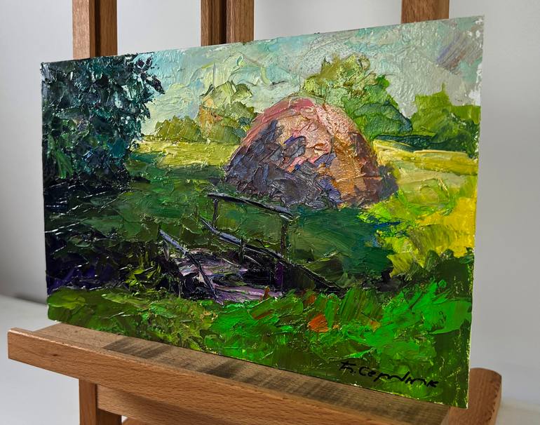 Original Impressionism Landscape Painting by Boris Serdyuk
