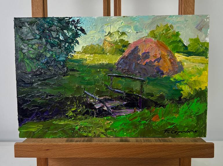 Original Impressionism Landscape Painting by Boris Serdyuk