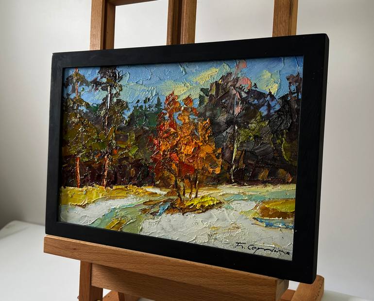 Original Impressionism Landscape Painting by Boris Serdyuk