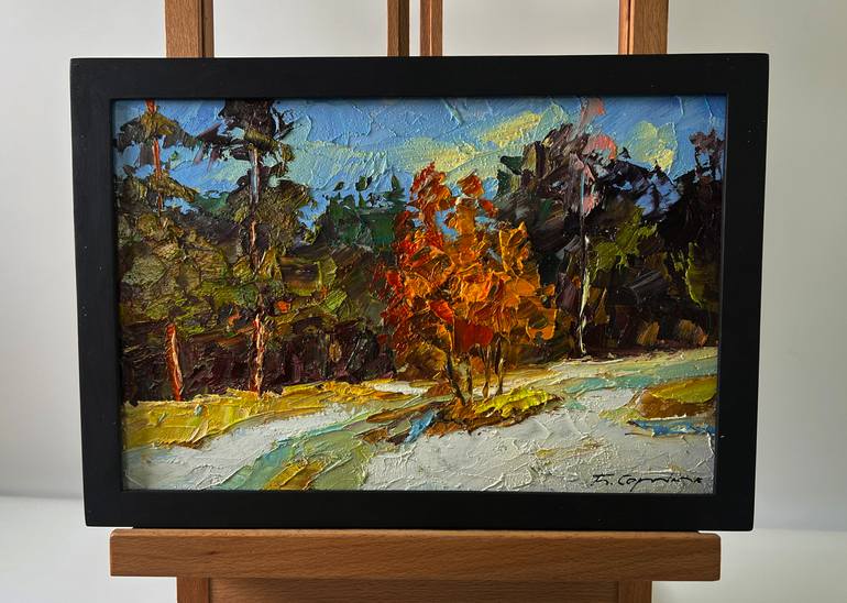 Original Impressionism Landscape Painting by Boris Serdyuk
