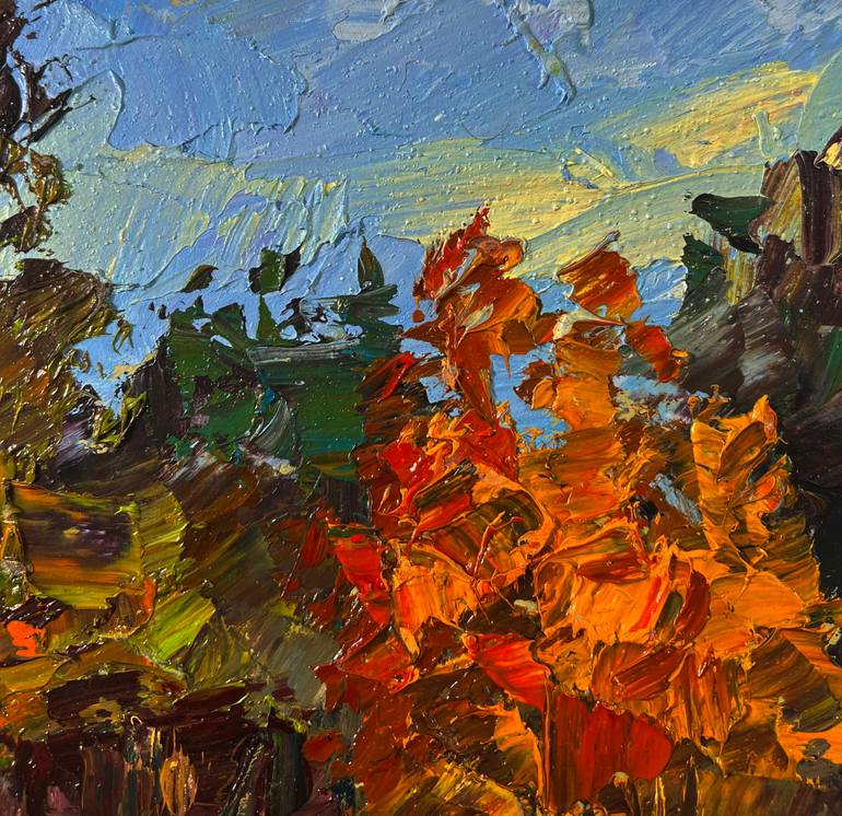 Original Impressionism Landscape Painting by Boris Serdyuk