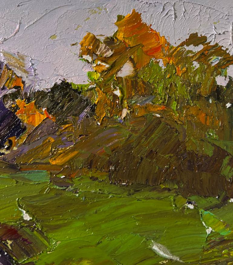 Original Impressionism Landscape Painting by Boris Serdyuk