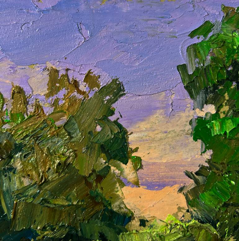 Original Impressionism Landscape Painting by Boris Serdyuk