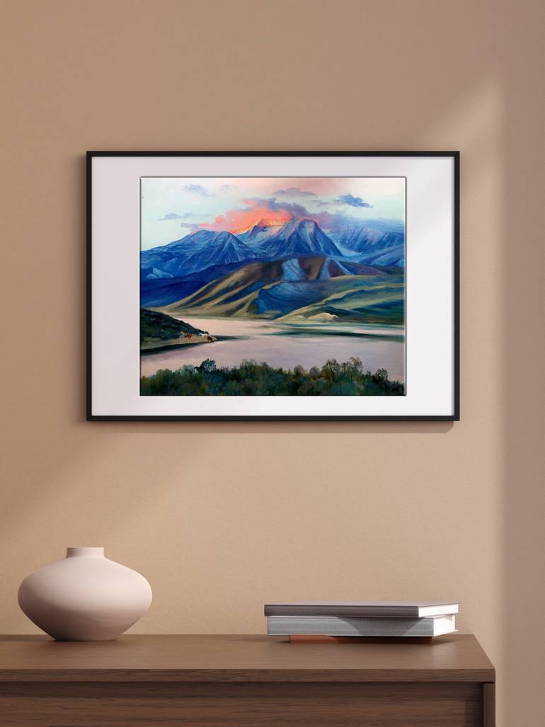 Original Impressionism Landscape Painting by Boris Serdyuk