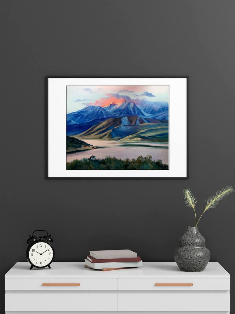 Original Impressionism Landscape Painting by Boris Serdyuk