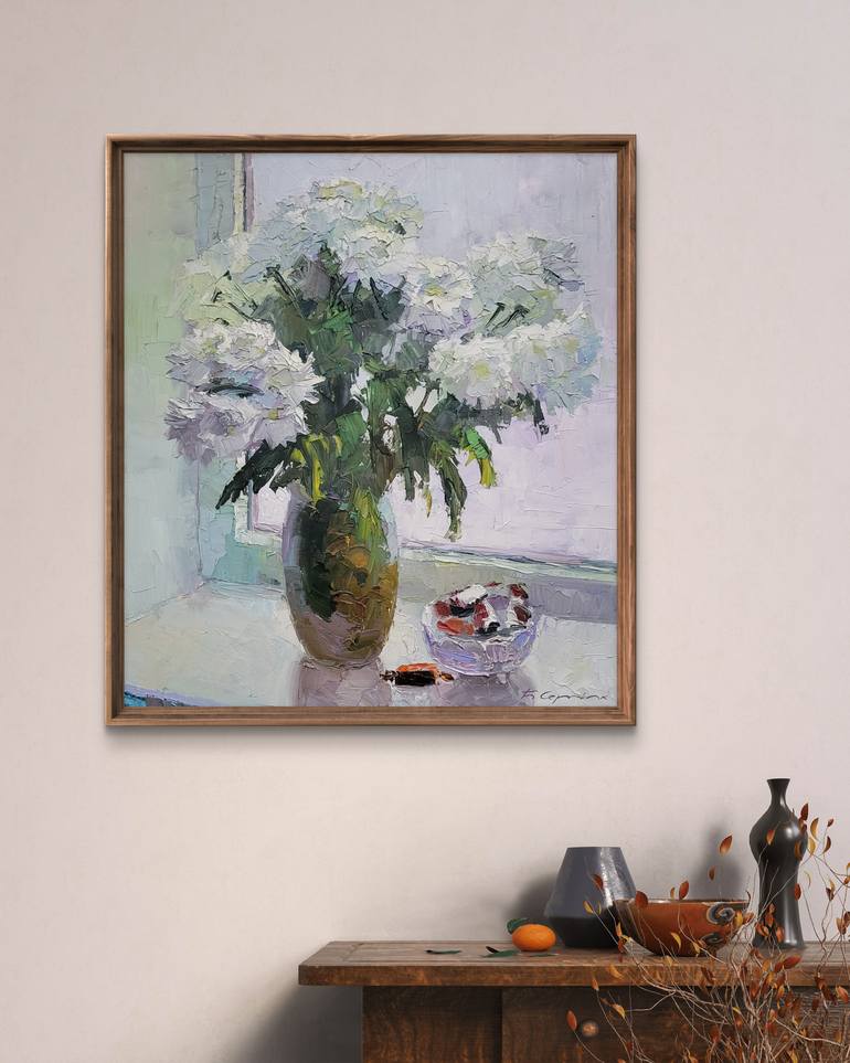 Original Impressionism Still Life Painting by Boris Serdyuk