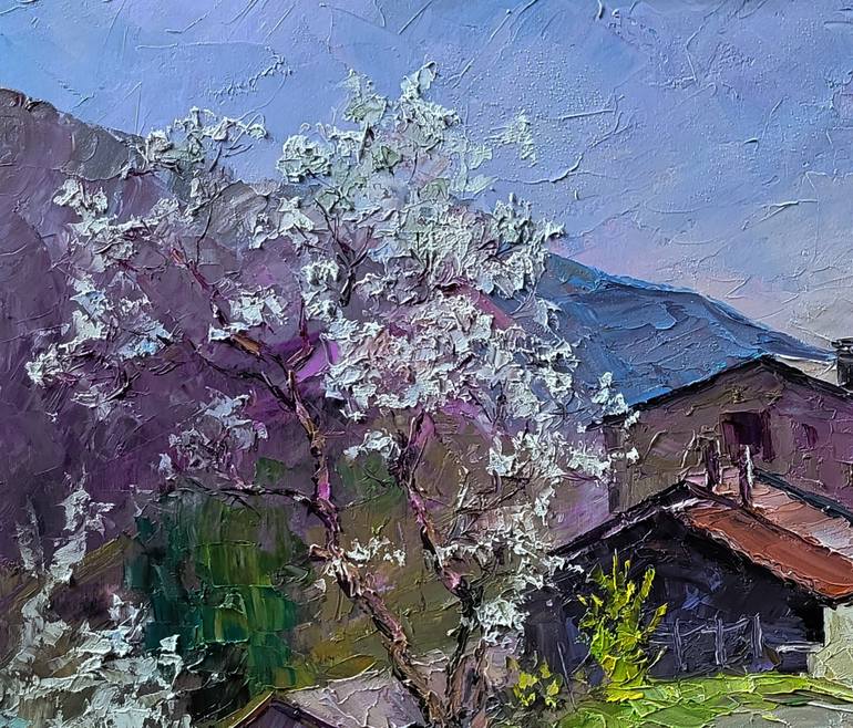 Original Impressionism Landscape Painting by Boris Serdyuk