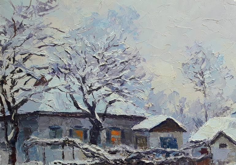 Original Landscape Painting by Andrii Zhyvodorov