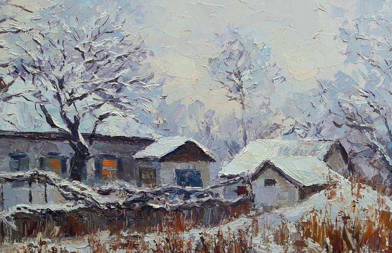 Original Realism Landscape Painting by Andrii Zhyvodorov