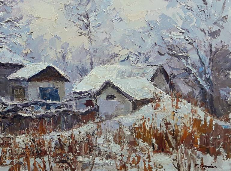 Original Realism Landscape Painting by Andrii Zhyvodorov