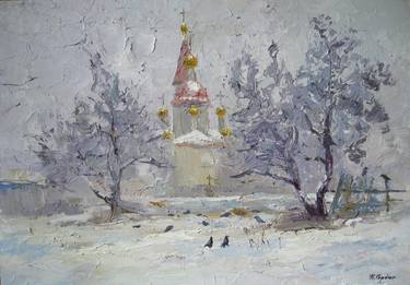 Oil painting Breathed cold Serdyuk Boris Petrovich thumb