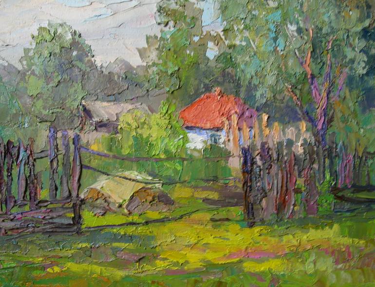 Original Landscape Painting by Andrii Zhyvodorov