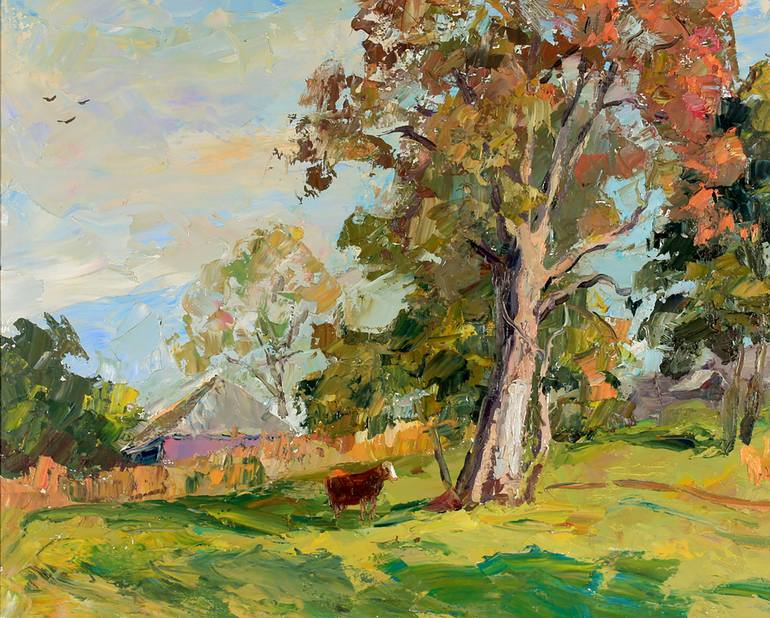 Original Realism Landscape Painting by Boris Serdyuk