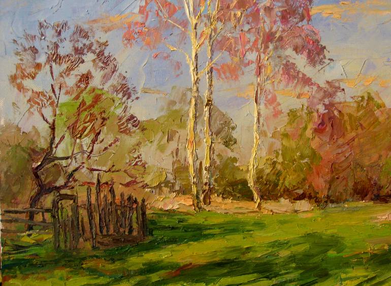 Original Landscape Painting by Andrii Zhyvodorov