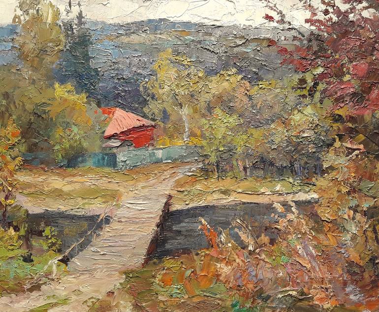 Original Landscape Painting by Andrii Zhyvodorov