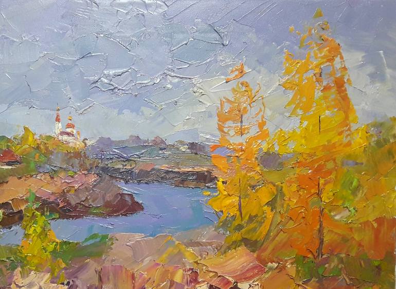 Original Landscape Painting by Andrii Zhyvodorov