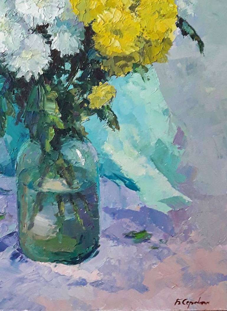 Original Realism Still Life Painting by Boris Serdyuk