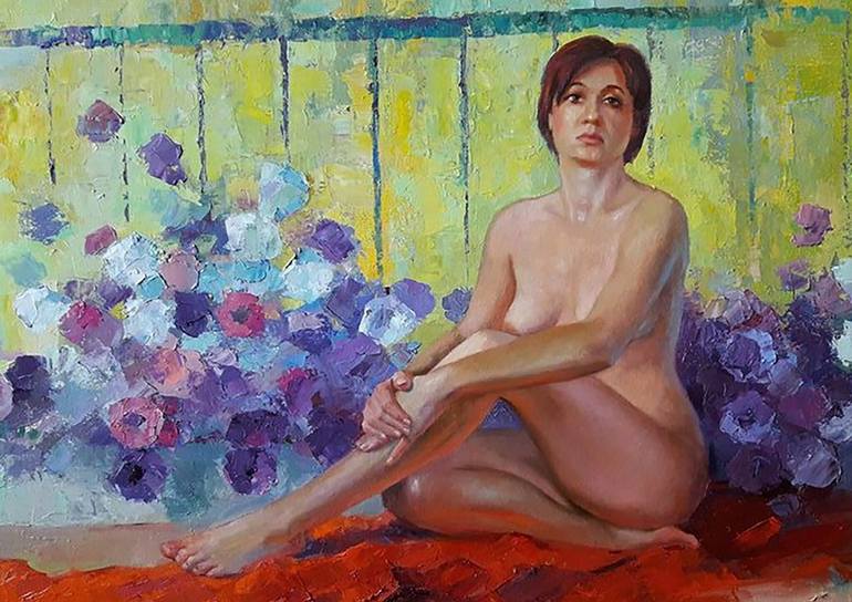 Original Portrait Painting by Andrii Zhyvodorov