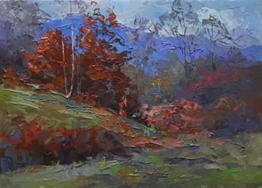 Oil painting Burning autumn Serdyuk Boris Petrovich thumb
