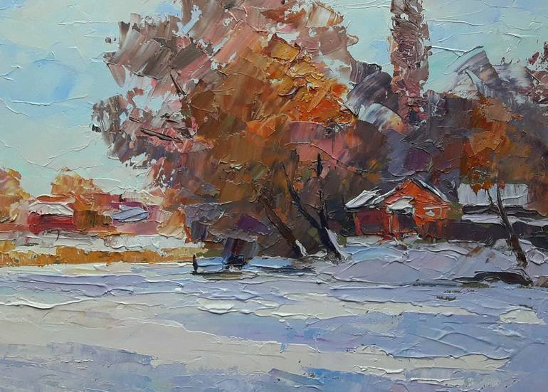 Original Landscape Painting by Andrii Zhyvodorov