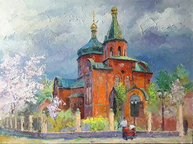 Oil painting Church Serdyuk Boris Petrovich thumb