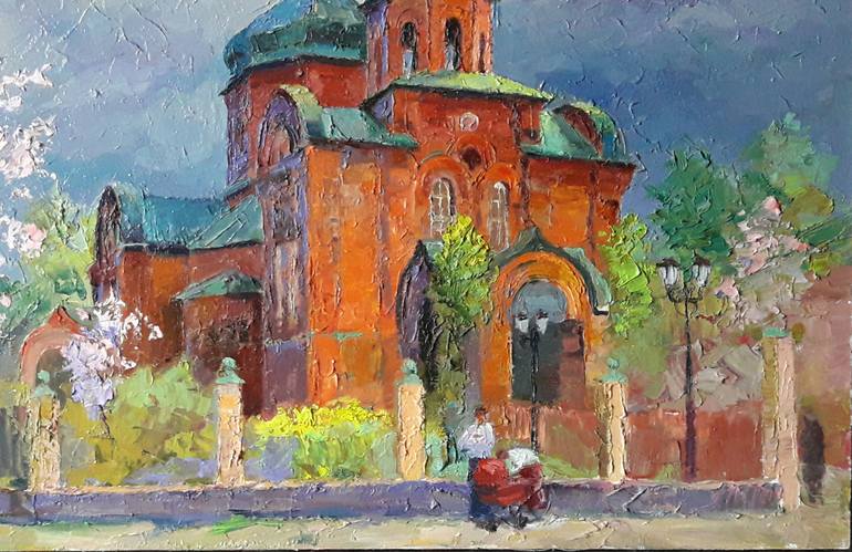Original Realism Landscape Painting by Boris Serdyuk