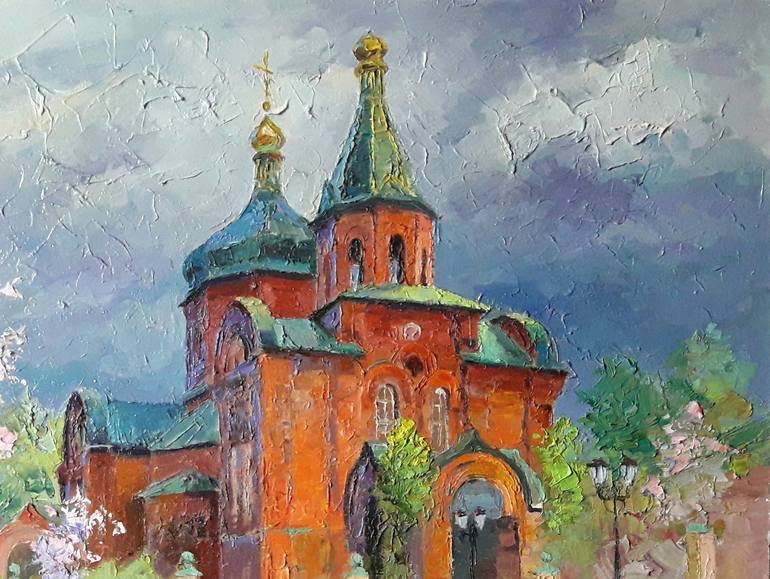 Original Landscape Painting by Andrii Zhyvodorov