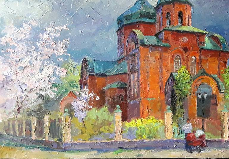 Original Landscape Painting by Andrii Zhyvodorov