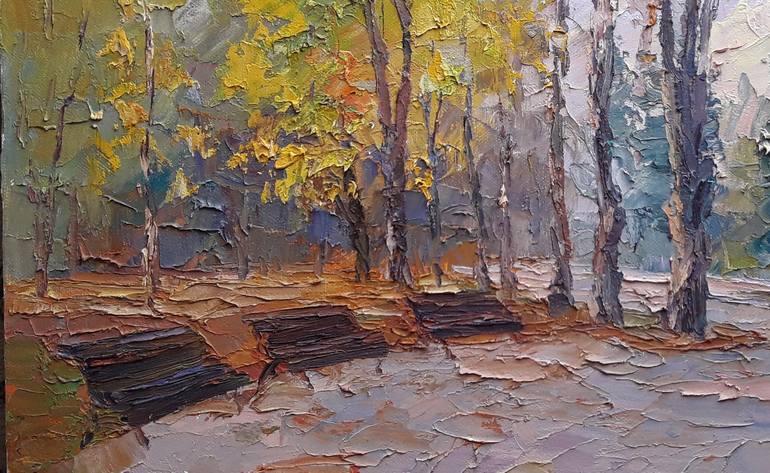 Original Landscape Painting by Andrii Zhyvodorov