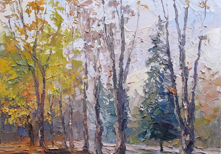 Original Realism Landscape Painting by Andrii Zhyvodorov