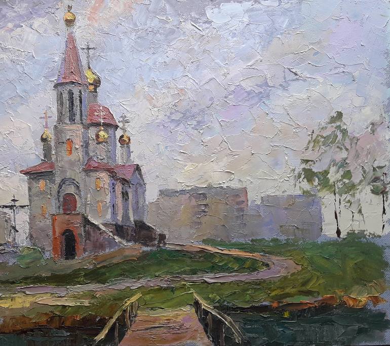 Original Landscape Painting by Andrii Zhyvodorov