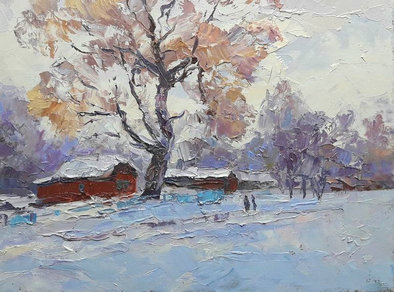 Original Landscape Painting by Andrii Zhyvodorov