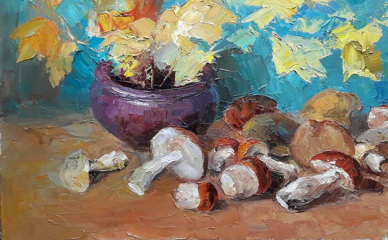 Original Still Life Painting by Andrii Zhyvodorov