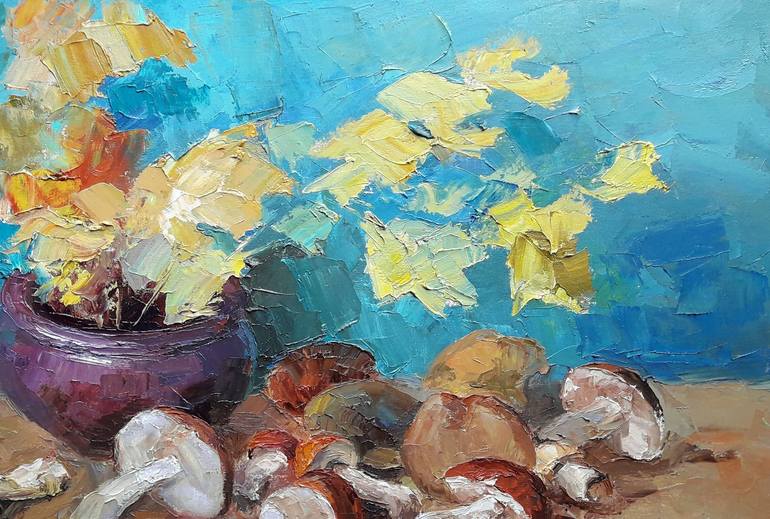 Original Still Life Painting by Andrii Zhyvodorov