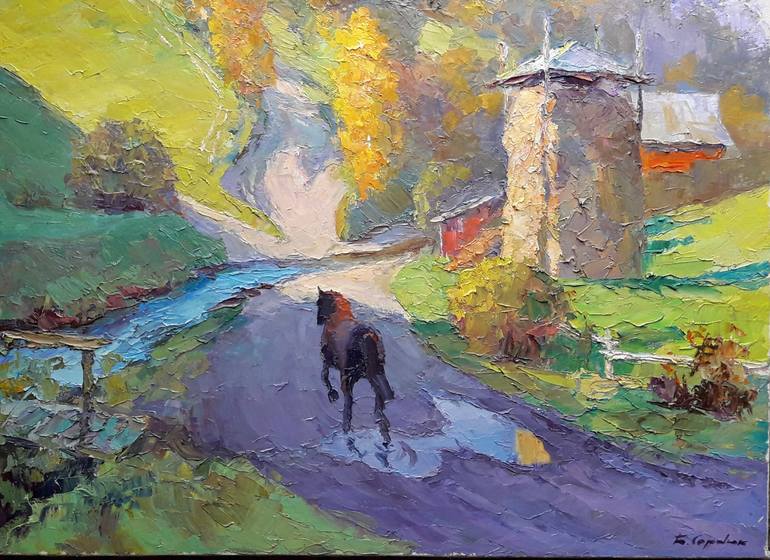 Original Realism Landscape Painting by Boris Serdyuk