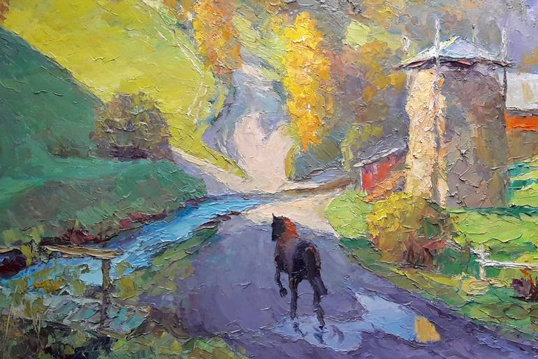 Original Realism Landscape Painting by Boris Serdyuk