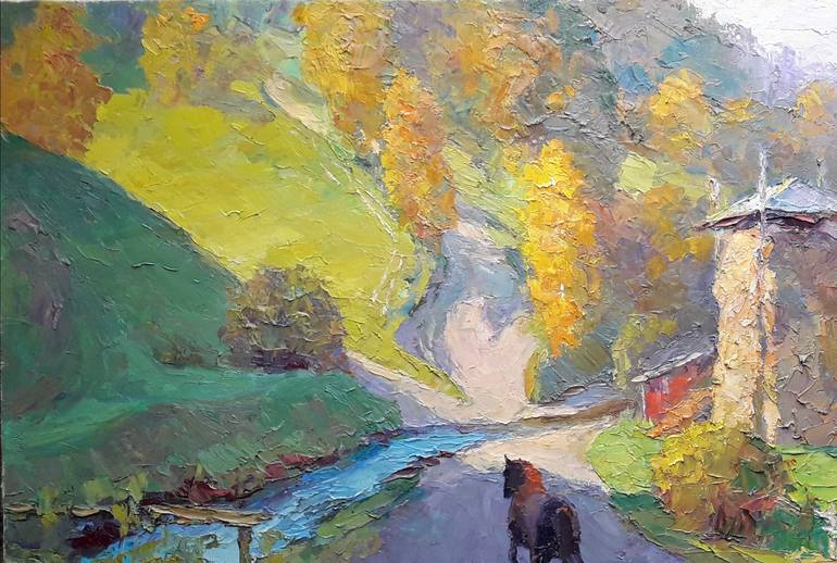 Original Realism Landscape Painting by Boris Serdyuk