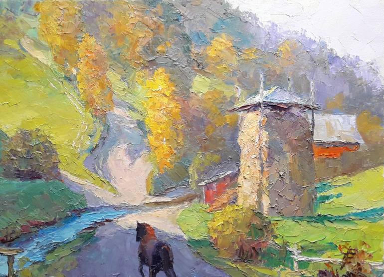 Original Realism Landscape Painting by Boris Serdyuk