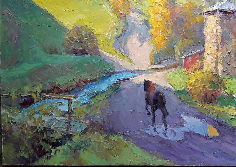 Original Realism Landscape Painting by Boris Serdyuk