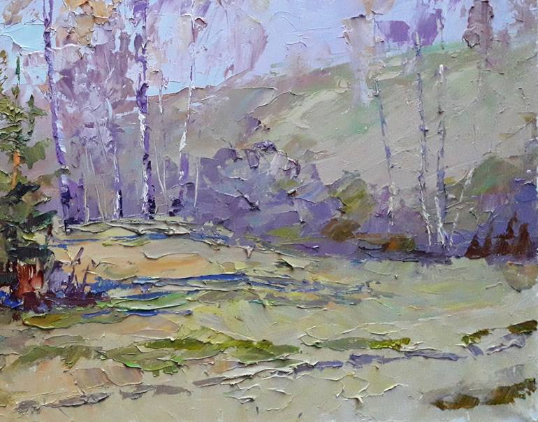 Original Realism Landscape Painting by Boris Serdyuk