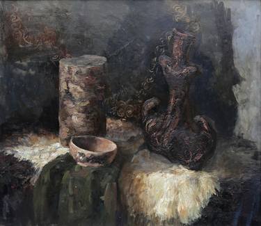 Original Still Life Painting by Aruuke Sydygaly kyzy