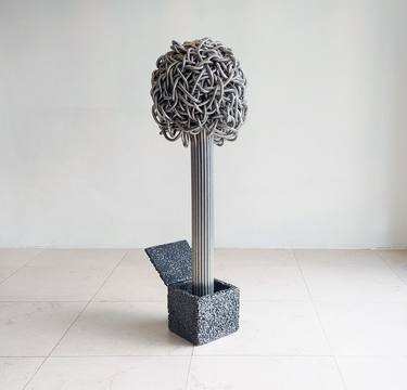 "FLUX - JACK"  sculpture / organic, dynamic, kinetic object thumb