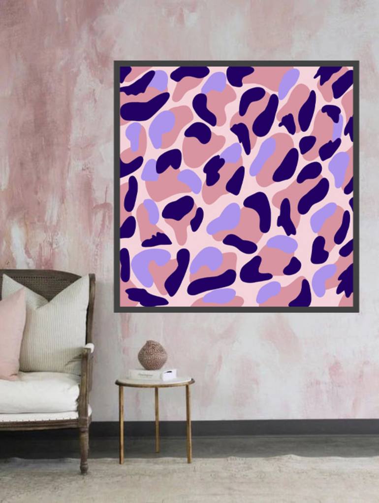 Crazy Pink Leo Painting by Yulia Demchenko | Saatchi Art