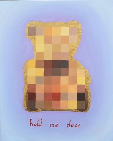 Original Glitch Still Life Paintings by Sasha Alexandria