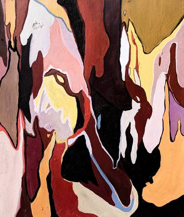 Original Abstract Expressionism Abstract Paintings by Sasha Alexandria
