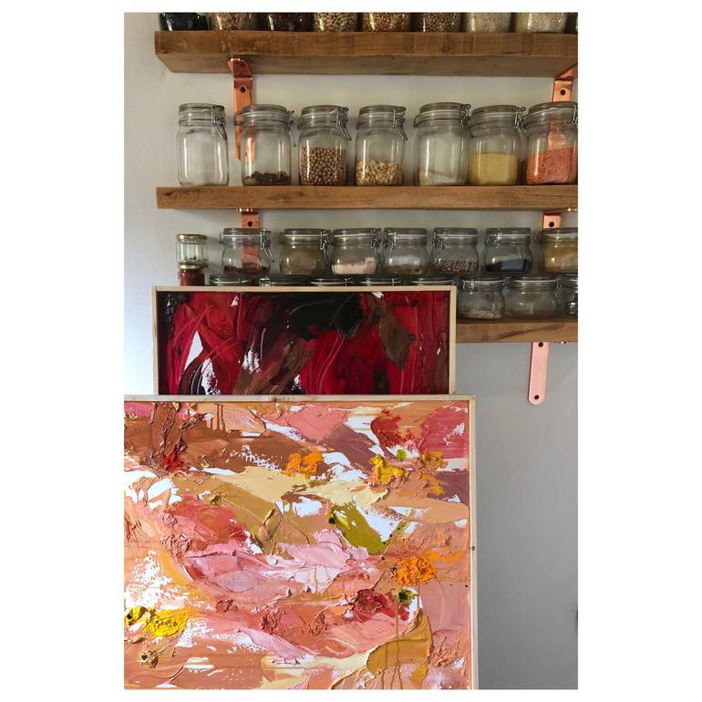 Original Abstract Expressionism Abstract Painting by Penelope Moore